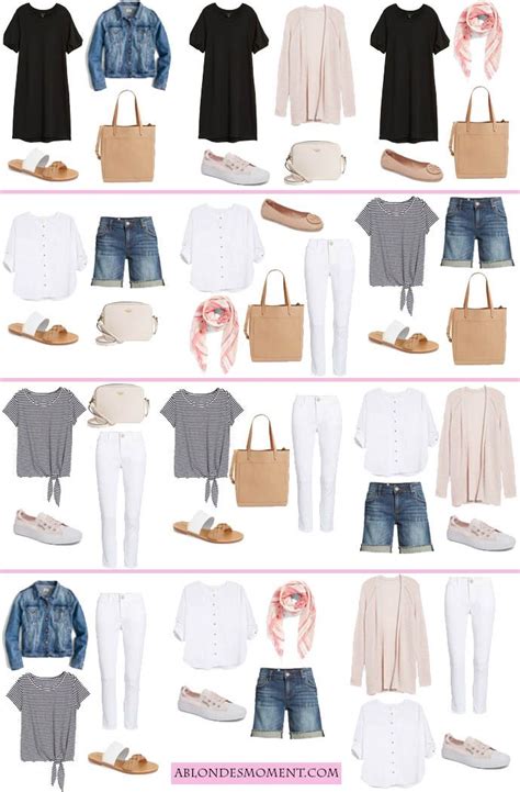 12 Outfits In a Carry-on - A Blonde's Moment | Travel capsule wardrobe ...