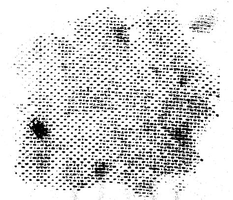 an old black and white photo with dots in the shape of a circle on a ...