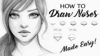 How To Draw A Upturned Nose - Drawing Tutorials