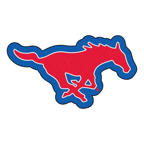 NCAA Southern Methodist University Mustangs Mascot Novelty Logo Shaped ...