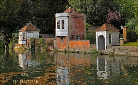 The River Lea at Ware in Hertfordshire.