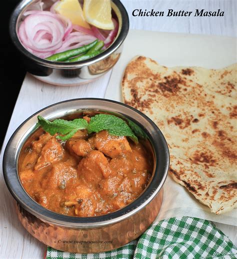 Swapna's Cuisine: Chicken Butter Masala / Murgh Makhani Masala Recipe