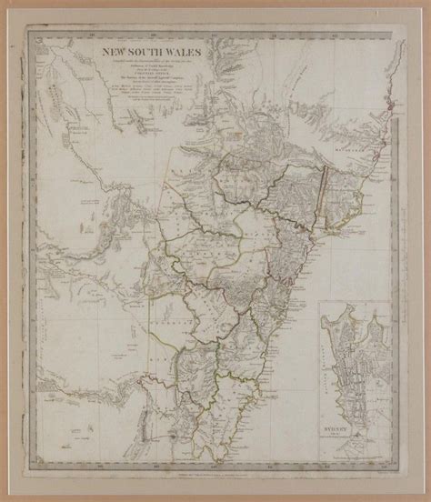 Antique NSW maps: Lizars & Society for Useful Knowledge - Maps ...