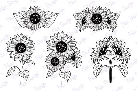 Sunflower Lineart | ubicaciondepersonas.cdmx.gob.mx