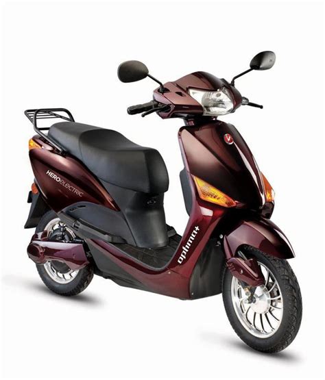 Hero Electric - Optima Plus - Burgundy (On Road Price): Buy Hero ...