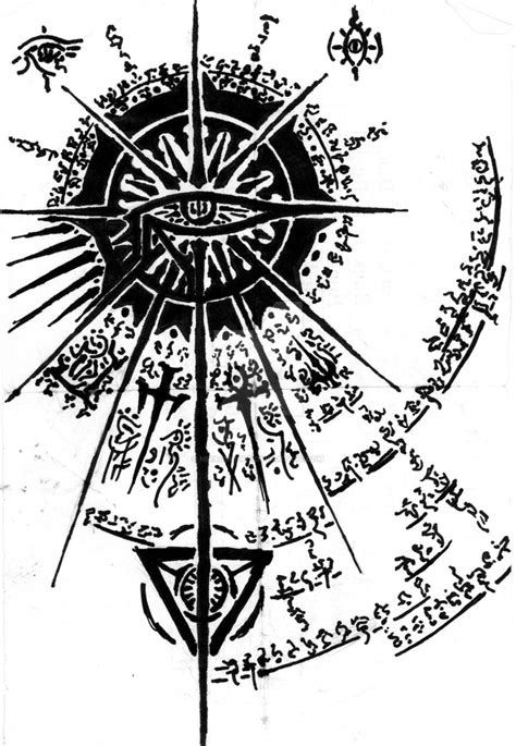 Arcane Seal of the Divine Gaze | Símbolos vikingos, Tatuaje de ...