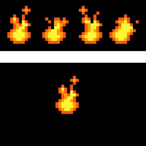 Pixilart - Simple fire animation by Littleone831