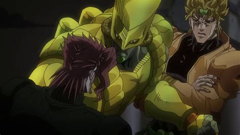 Dio turns Kakyoin into a donut - YouTube