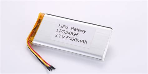 3.7V Rechargeable Li Polymer Battery LP954896 5000mAh With NTC and Wires