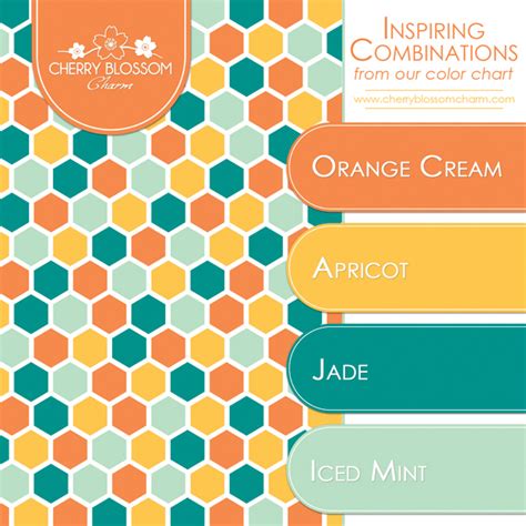 Inspiring Color Combinations: Orange & Jade – Charming Printables