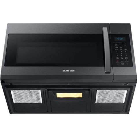 Samsung 1.9 Cu. Ft. Black Stainless Over the Range Microwave – Lelabuttery