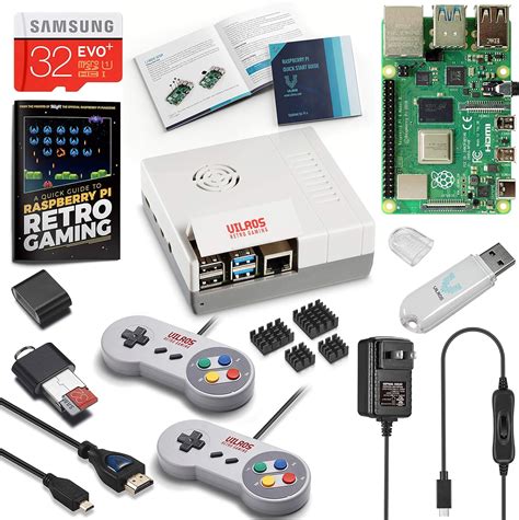 Amazon.com: Vilros Raspberry Pi 4 Retro Gaming Kit with SNES Style ...