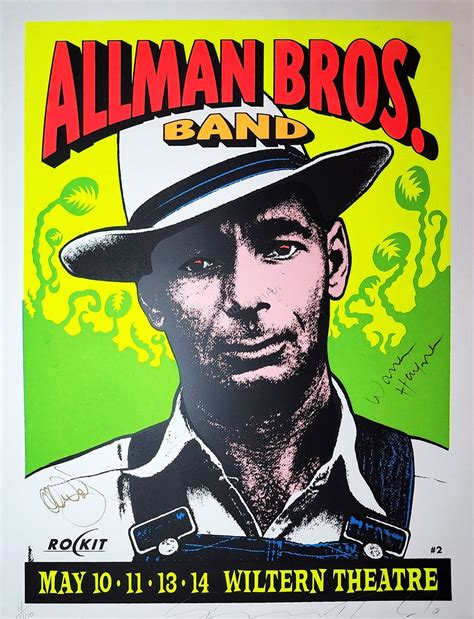 The Allman Brothers Band Autographs Poster – Tamino