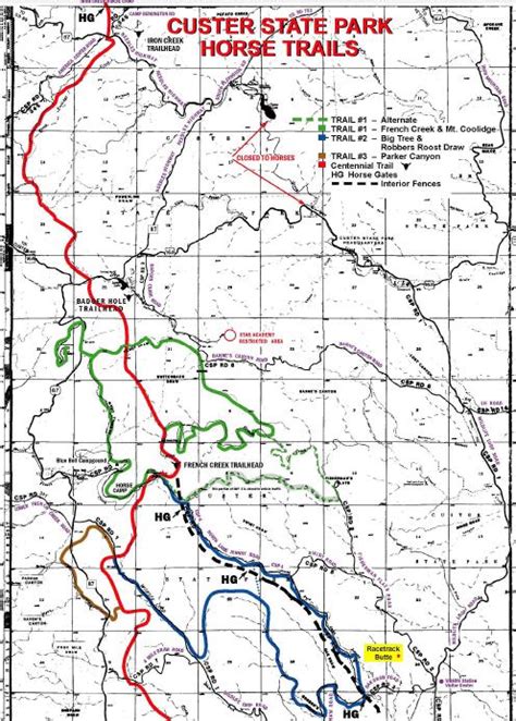 Custer State Park Trail Map - Maping Resources