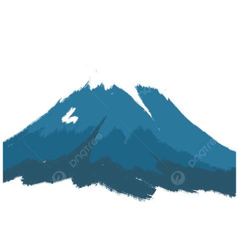 Cartoon Hand Painted Winter Iceberg Png Elements, Png Element ...