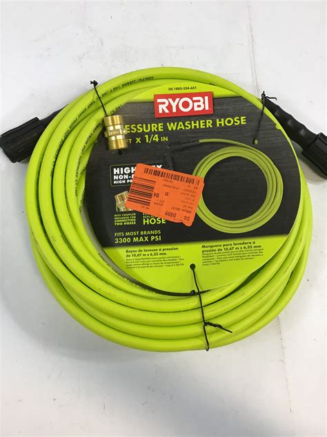 RYOBI RY31HPH01 1/4 in. x 35 ft. 3,300 PSI Pressure Washer Replacement ...