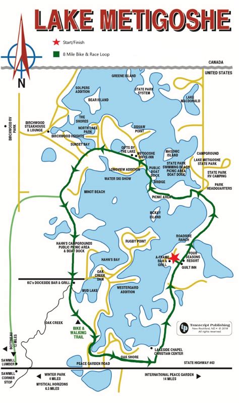 Route Map & Info - Metigoshe Turtle Trot