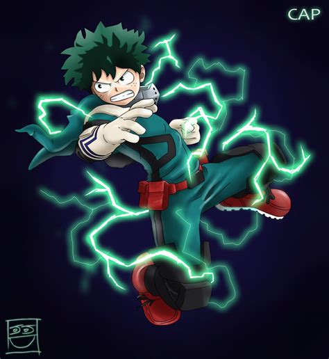 Deku 100 Percent Full Cowl Wallpaper Deku transforms to100 percent full ...