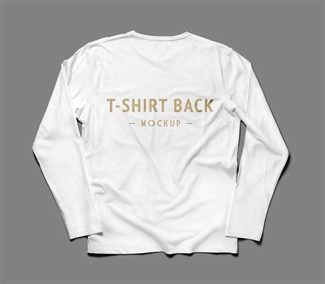 Free Long Sleeve T-Shirt Mockup (PSD)