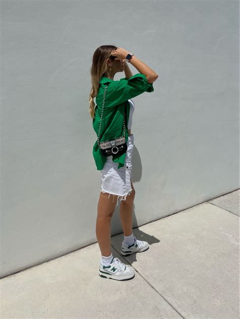 new balance 550 outfit green | Como combinar tenis blancos, Ropa, Ropa ...