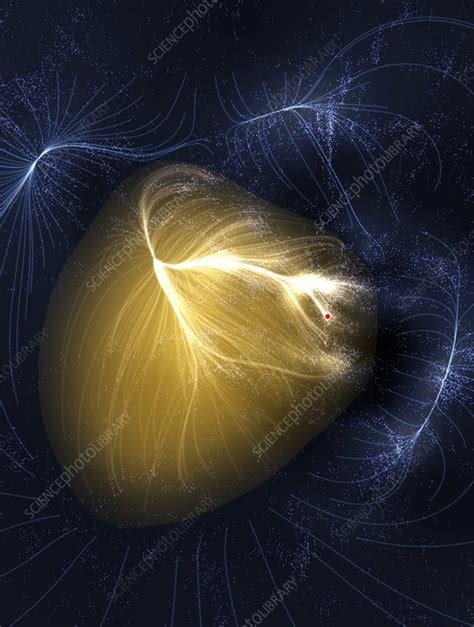 Artwork of Laniakea supercluster - Stock Image - C021/8229 - Science ...