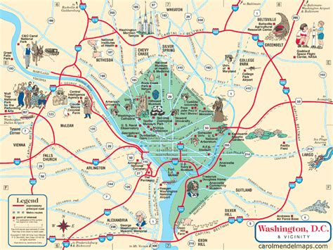 Map Of Washington Dc And Surrounding Area - London Top Attractions Map