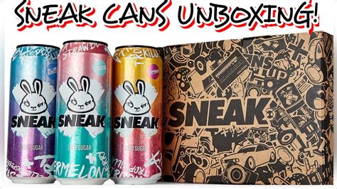 SNEAK Energy Mixed Cans Unboxing - YouTube