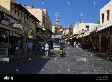 Rhodes old town Stock Photo - Alamy