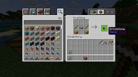 How to make a Grindstone in Minecraft: Materials Required, Crafting ...