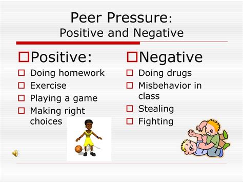 Examples Of Negative Peer Pressure - slideshare