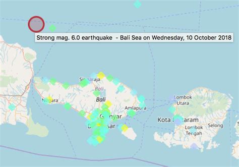 Bali Earthquakes Archive: Past Quakes on Friday, June 30th, 2023