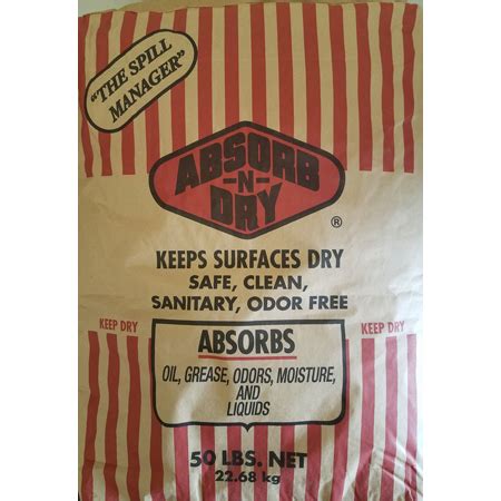 ABSORB-N-DRY Oil Absorbent - 50 lb. | House of Chemicals, Inc.