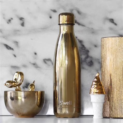 Metallic Gold Water Bottle by S’well