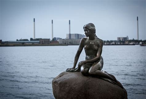 The Little Mermaid Sculpture in Copenhagen