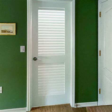 Interior Louver Panel Primed White Door – Lux Doors