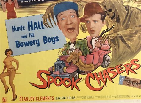 SPOOK CHASERS HALF SHEET MOVIE POSTER 1957 BOWERY BOYS EAST SIDE KIDS ...