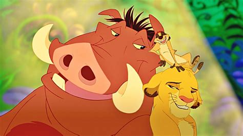 Simba, Timão & Pumba (O Rei Leão) | El rey leon frases, Rey leon, El ...