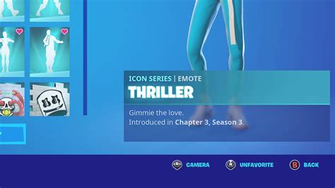 Fortnite Michael Jackson Thriller Emote - YouTube