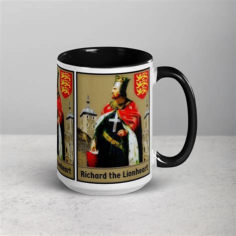 Richard the Lionheart King Richard I of England High-Quality Coffee Mug ...