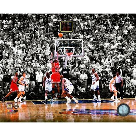 Michael Jordan 1998 Finals Game Winning Shot Photo 10 x 8in, Exhibition ...