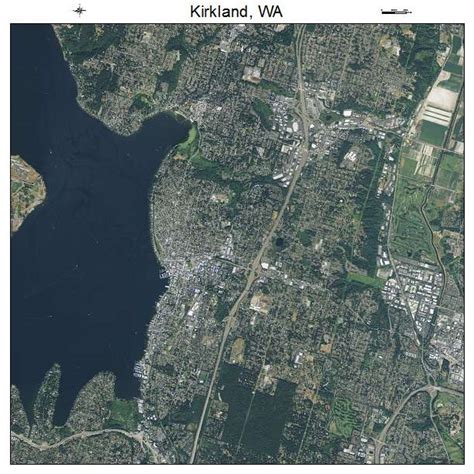 Aerial Photography Map of Kirkland, WA Washington