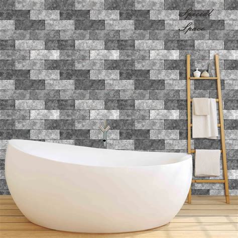 3Meter Bathroom Waterproof Wall Borders Sticker Self adhesive Tile ...