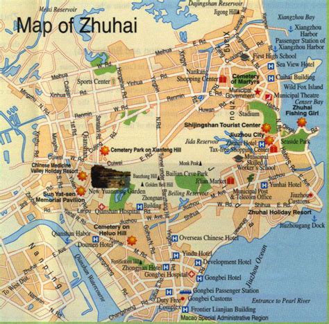 Detailed Zhuhai maps, Map of Zhuhai, Zhuhai China Map, Zhuhai travel ...