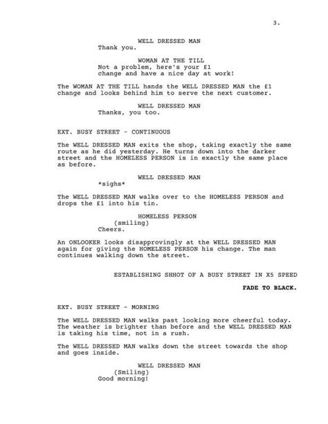 Movie Script Outline Template