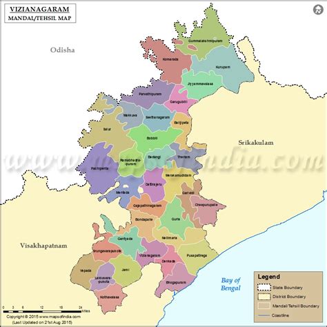 Vizianagaram Tehsil Map