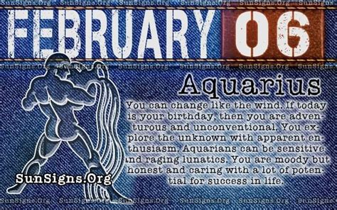 February 6 Zodiac Horoscope Birthday Personality - SunSigns.Org