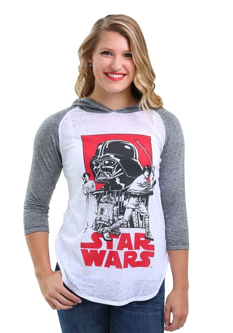 Women's Star Wars hooded raglan shirt - The Kessel Runway