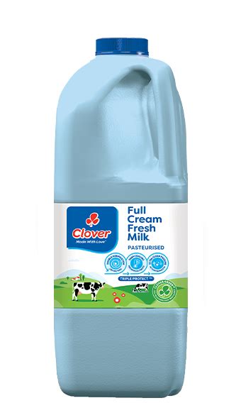 Clover Fresh Full Cream Milk - 2L | Clover Corporate