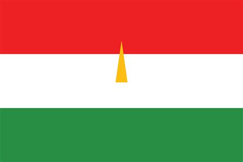 Iraqi Kurdistan Flag Color Codes