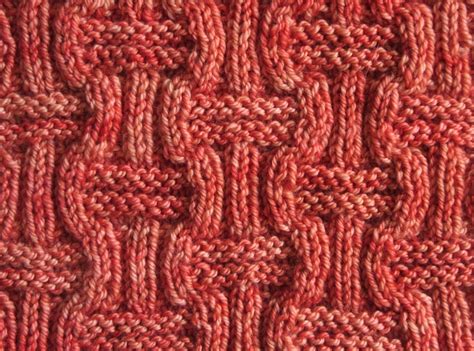 Textured Knits: DOUBLE BASKET STITCH PATTERN